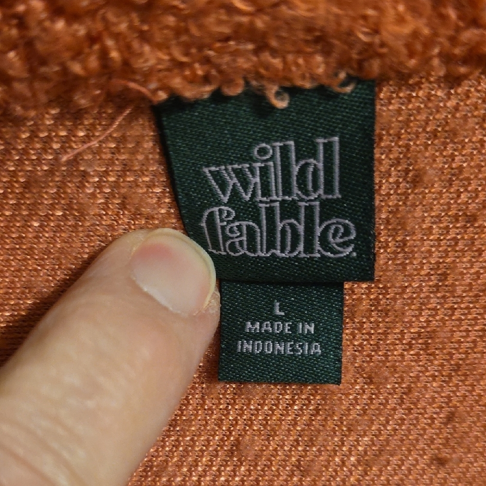 Wild Fable Rust Textured Shirt - Picture 2 of 7